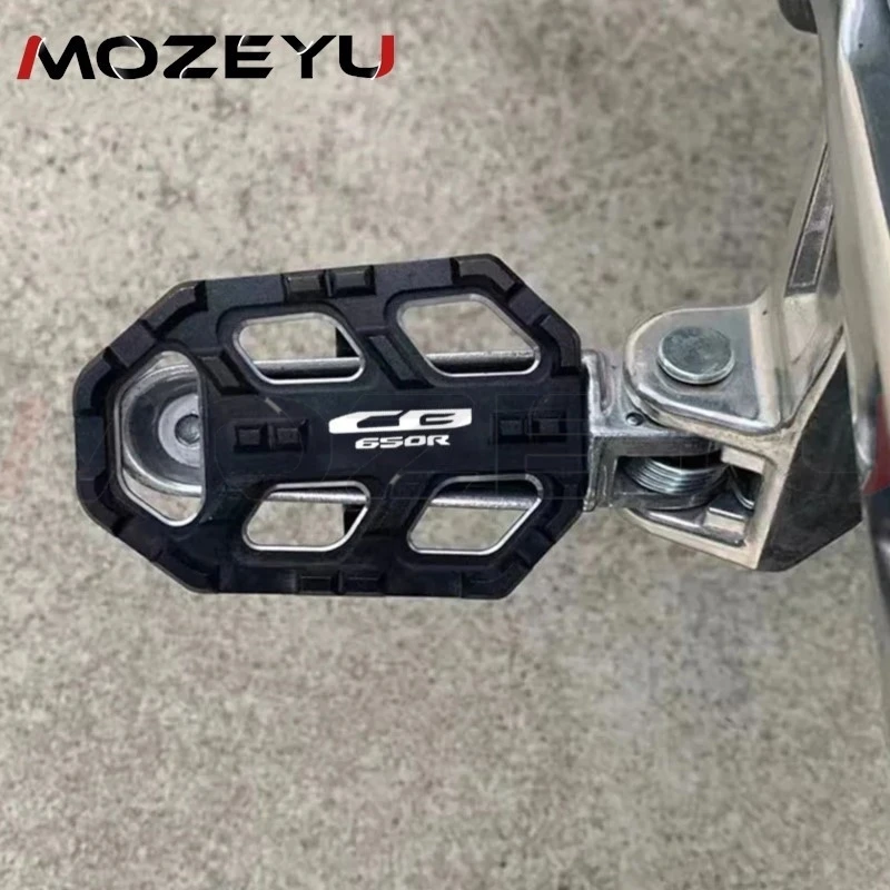 NC750X CB650R CB500X Footpegs For HONDA CB 650R 2019-2024 NC750S 750X 2014-2025 CB500X Billet Wide Foot Peg Pedals Rest Footpegs
