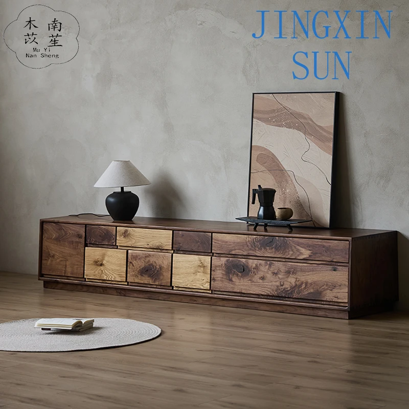 TV Stand Entertainment Center with Electric Fireplace Modern Floating Wood Console Cabinet Mobile Soggiorno Home Furniture