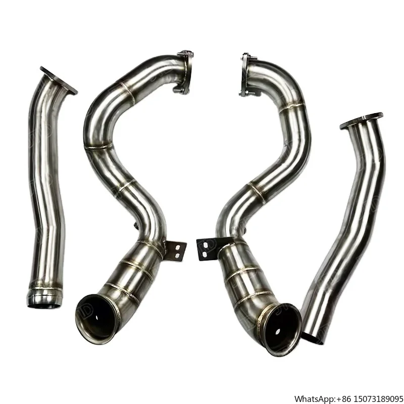 

Полированный безкатализаторный даунпайп из нержавеющей стали 304 для Vantage V8