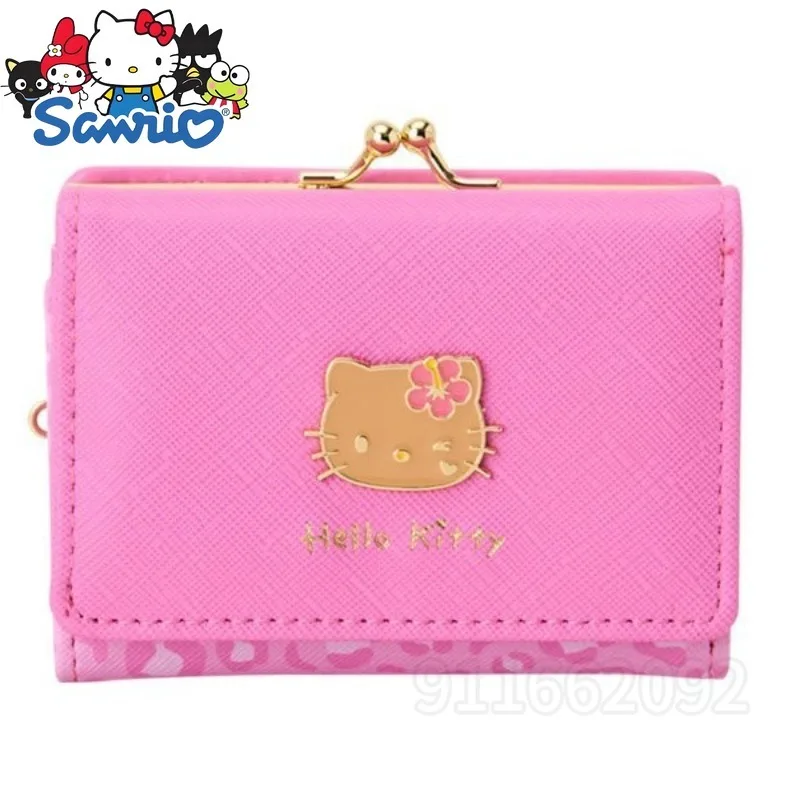  Hello Kitty New Mini Backpack Luxury Brand Original Women's Wallet Cartoon Large Capacity Fashion Trend Mini Coin Purse
