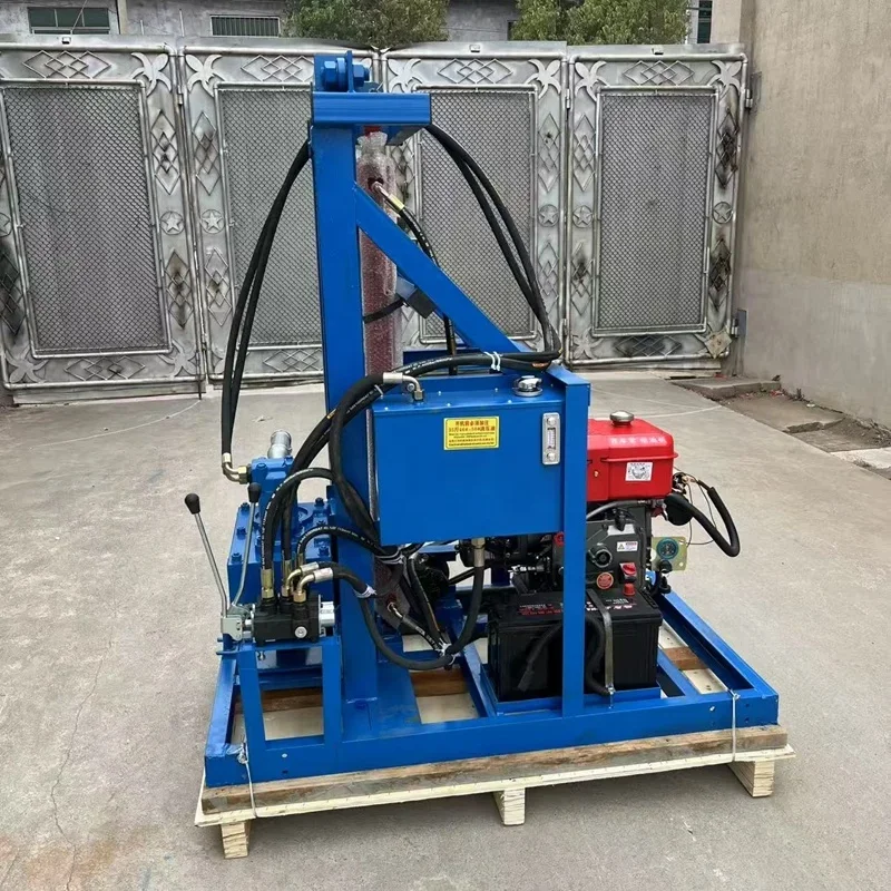 

Portable 130m Hydraulic Water Well Drilling Rig Factory-produced New Diesel Engine Wheels Type Drilling Machine
