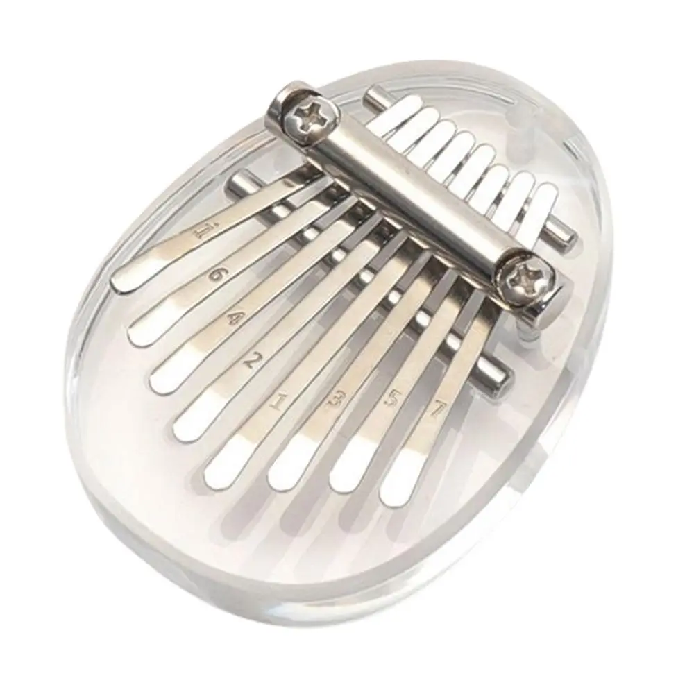 Houten Vingerharp Volwassen Toetsenbord Instrument Kindercadeau Gemakkelijk te leren Marimba 8-toetsen Mini Kalimba Duimpiano Mbira Vingerpiano