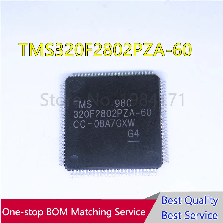 2Pcs  TMS320F2802PZA-60 LQFP100 320F2802PZA-60