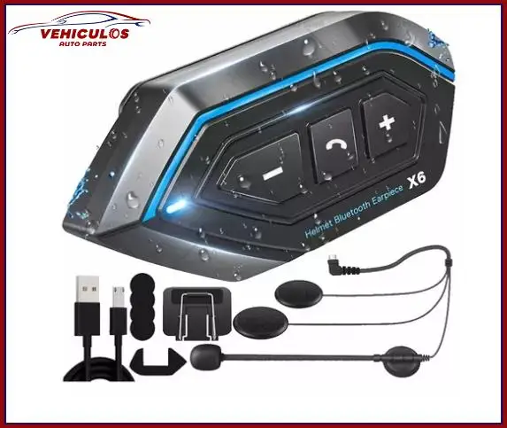 

VEHICULOS X6 шлем Bluetooth-гарнитура мотоциклетный шлем гарнитура электроника навигационный шлем гарнитура аксессуары для мотоциклов