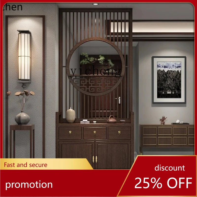 

Шкаф для обуви из цельного дерева с цирконием, домашний шкаф для хранения, блокирующий дверь прихожей, простой дизайн