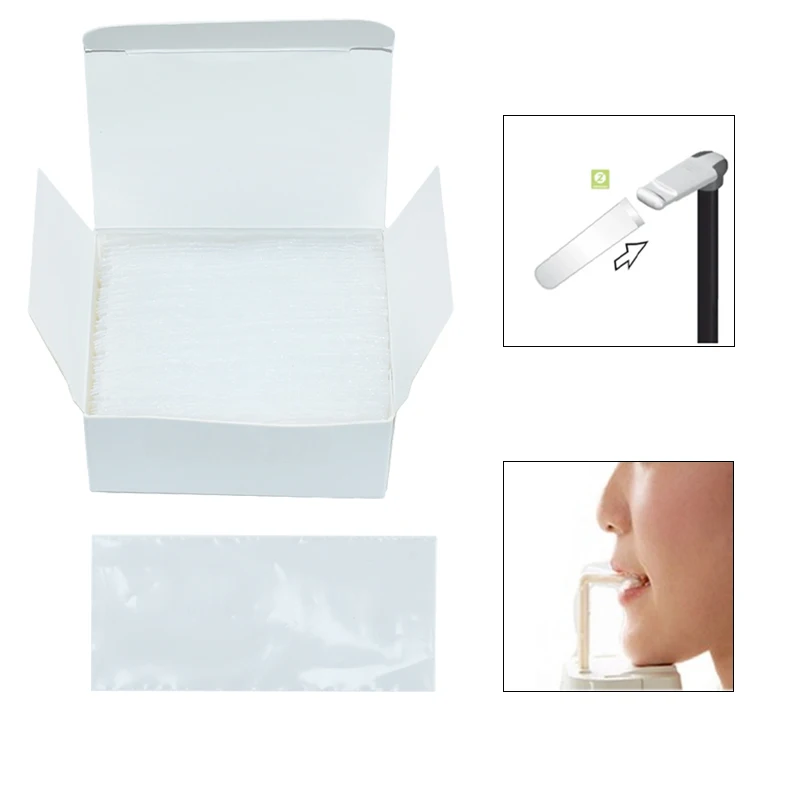 

200pcs/box Dental panorama bite block cover sleeves orel hygiene Lab Protective Film Disposable Dental hygiene materials