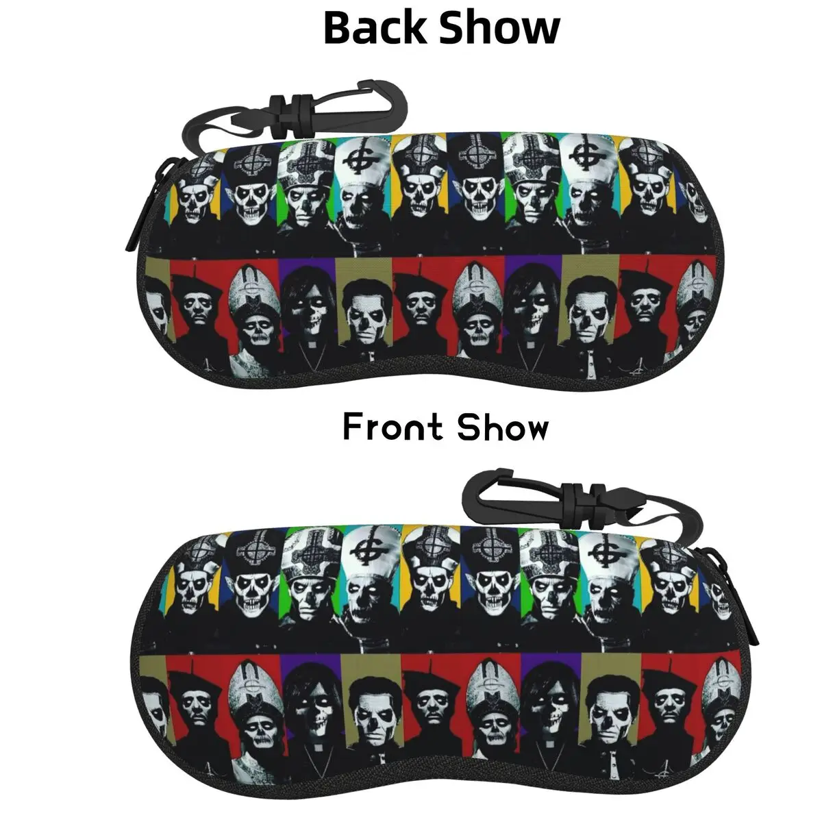 

Ghost B.C. Band Shell Glasses Case Protector Sunglasses Box Women Men Soft Eyeglasses Bag Pouch
