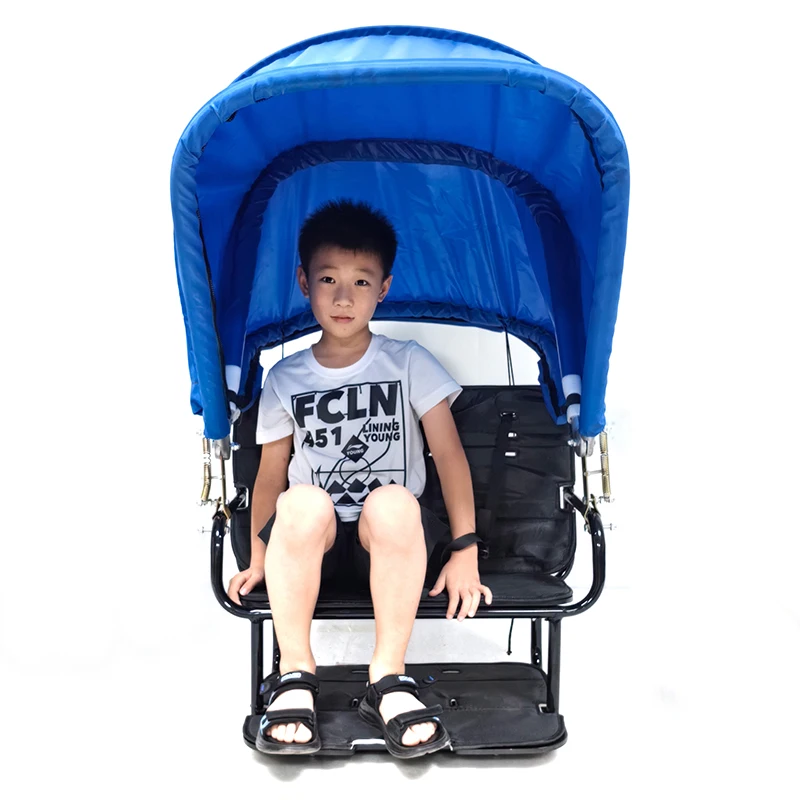 

OEM-заводская онлайн-продажа, набор больших удобных пассажирских скамейки и навеса от солнца, установленного на трехколесный велосипед.