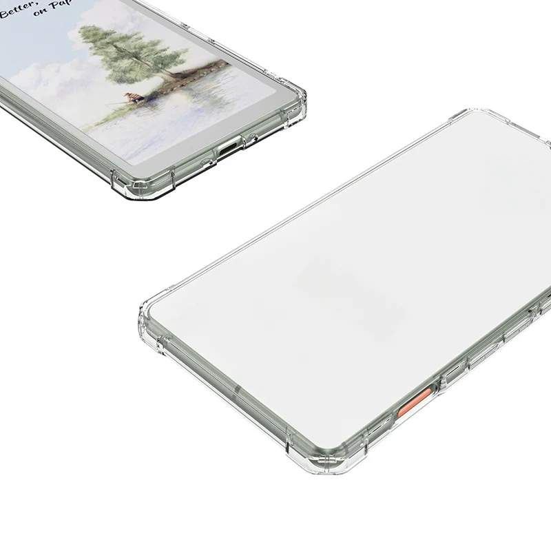 

For Viwoods AiPaper Reader/Reader C/6.13" Funda Case eBook Shockproof Coque Clear TPU Back Cover