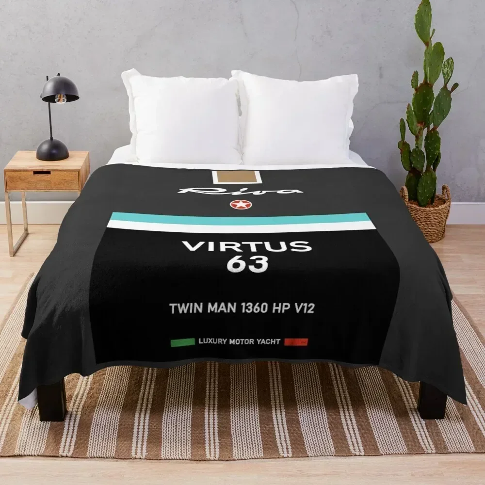 

Riva Virtus 63 Aquarama Luxury Yacht Monaco Throw Blanket Single Picnic Blankets