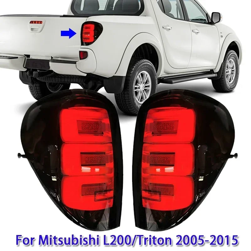 

1 пара Дымчатых линз, задняя часть автомобиля для Mitsubishi L200 Triton 2005-2015/Colt 2007-2015