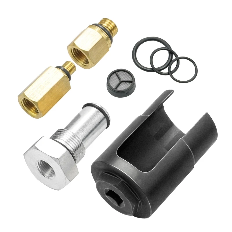 Oil Adapters 6.0 IPR Socket with Seal Air Test-Fitting Tool Compatible for 6.0L Powerstroke Engine