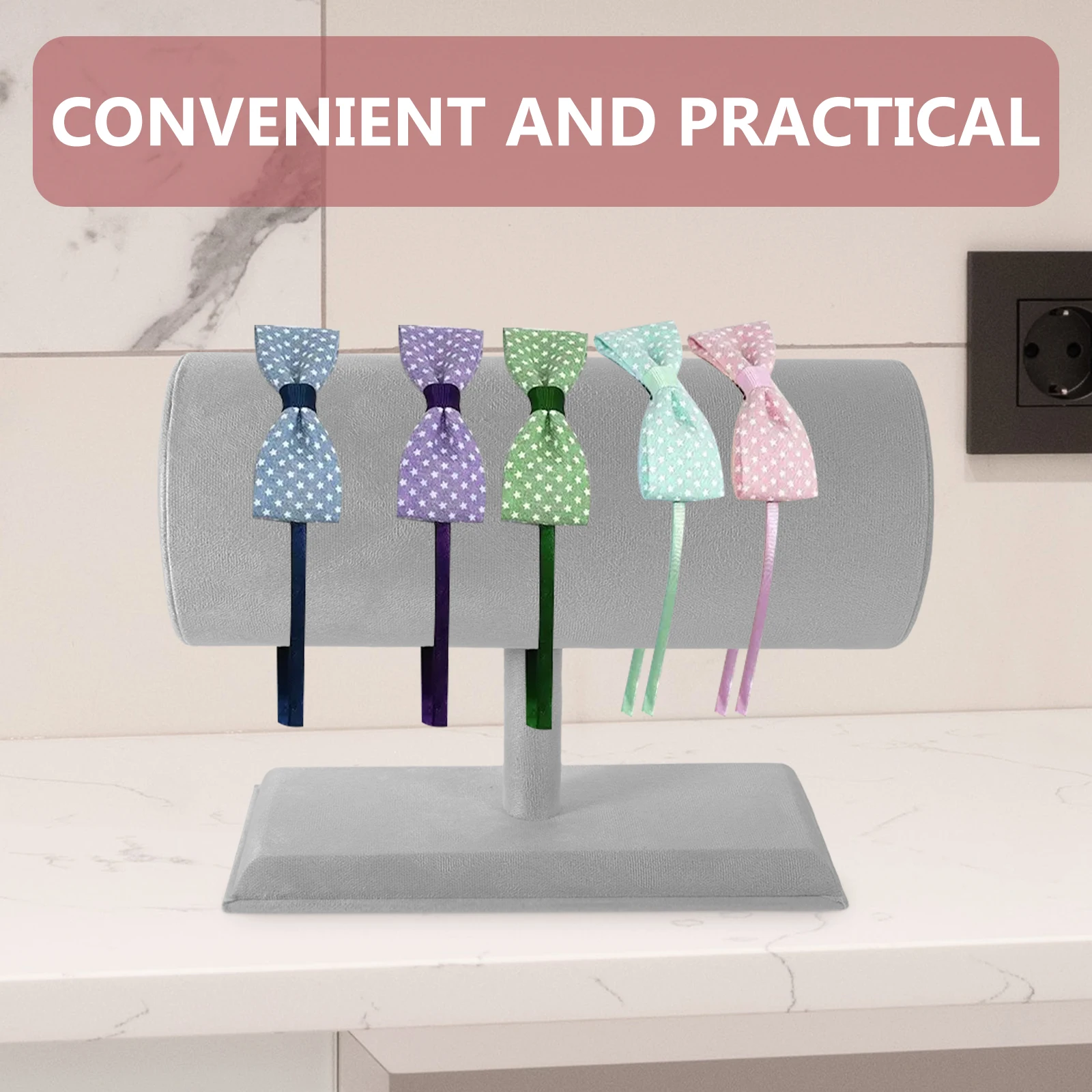 

Headband Display Stand Bow Organizer for Girls Storage Tie Baby Hairbands Rack Dressing Table Holder Household