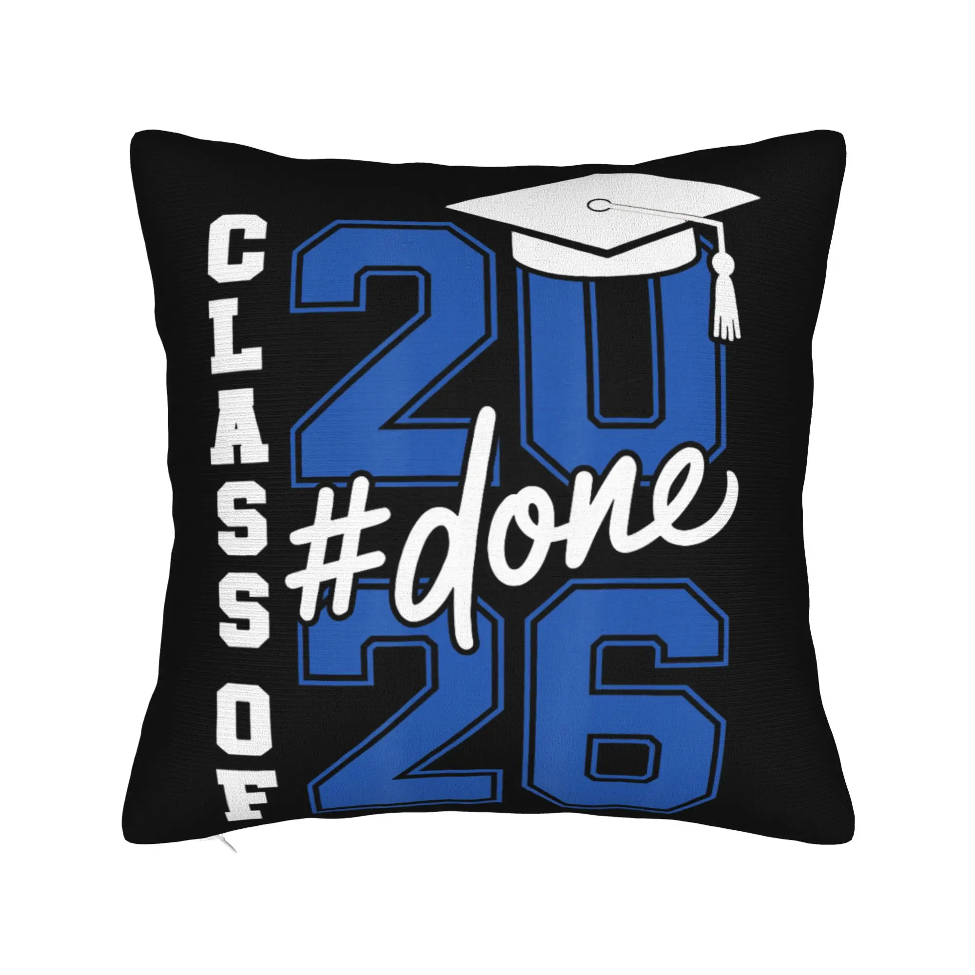 Class of 2026 Senior Graduation Pillowcases Merchandise Printed Cushion Cover Decorative  Pillow Case Cover Seat Multiple Sizes