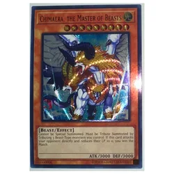 Yu Gi Oh Chimaera, the Master of Beasts 501000006 English Toys Hobbies Hobby Collectibles Game Collection Anime Cards