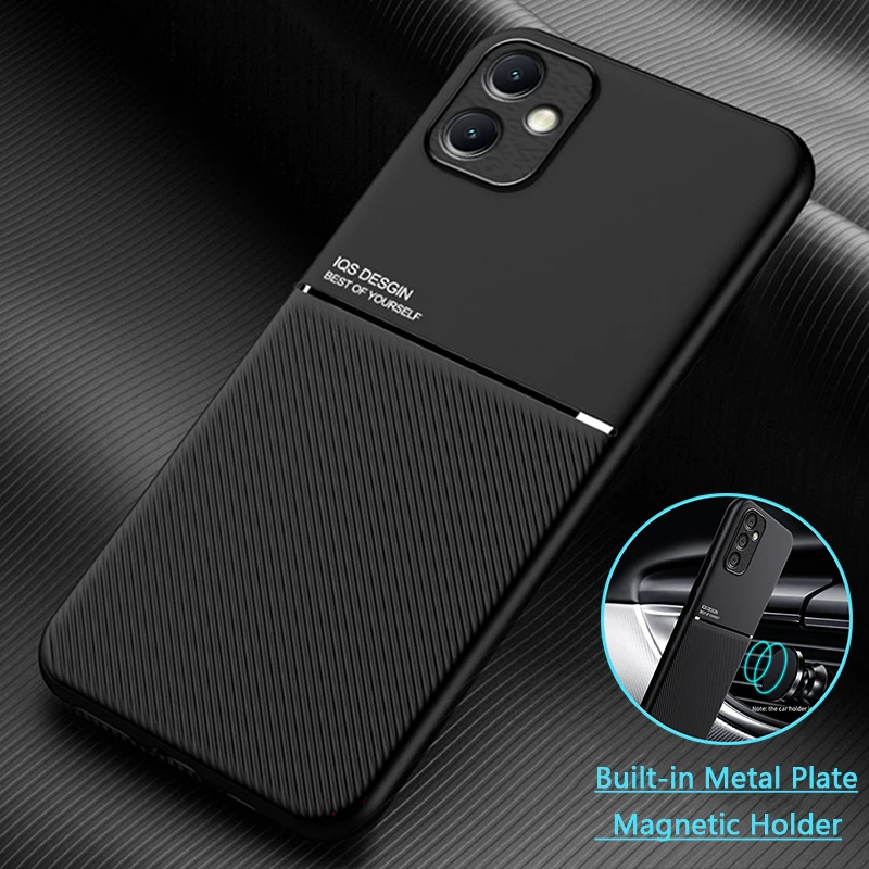 For Samsung Galaxy A05 2023 Case Luxury Magnetic Leather Phone Cases For Samsung A05 A 05 SM-A055M Car Holder Stand Back Cover