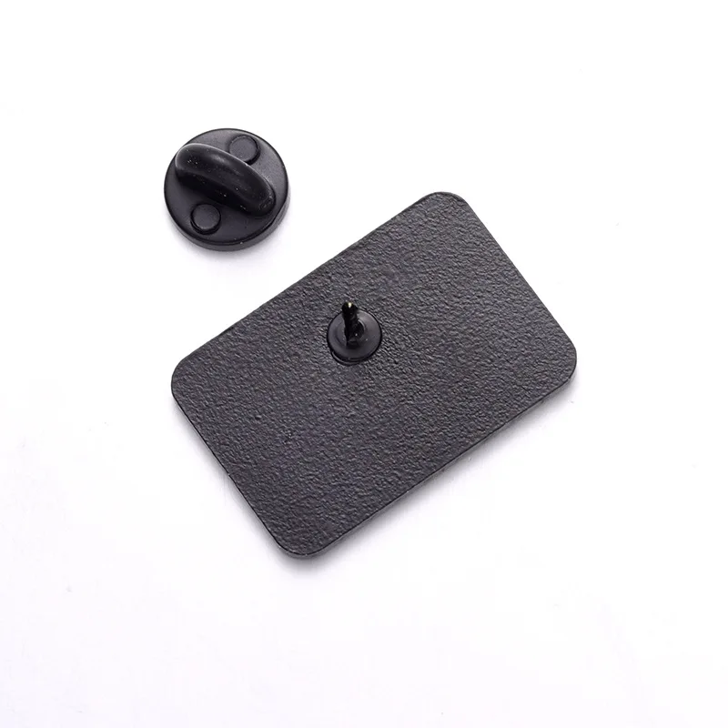 Creative Trendy Cartoon Color Text Oil Drop Lapel Brooch Badge Pin Denim Bag Gift Men Women Fashion Jewelry Accessories