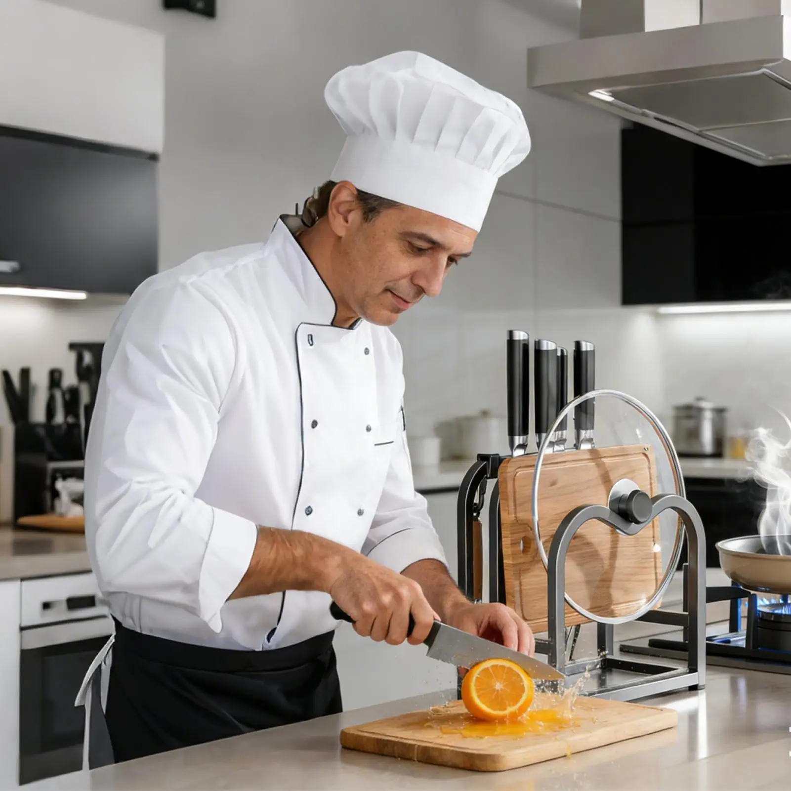 

Стойка для крышки кастрюли, быстрый дренаж, нержавеющая компактная подставка для посуды, кухонная столешница, держатель для крышек для квартирного общежития, автофургона