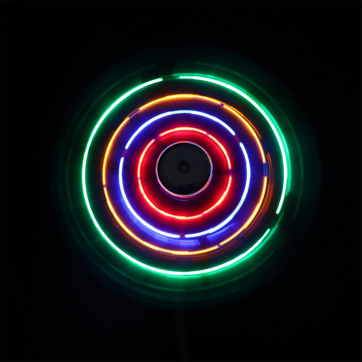 

41cm Silver Colorful LED Desktop Handheld Silent Portable Multifunctional Gadget for Laptop PC Gift Stocking Filler Men USB LED