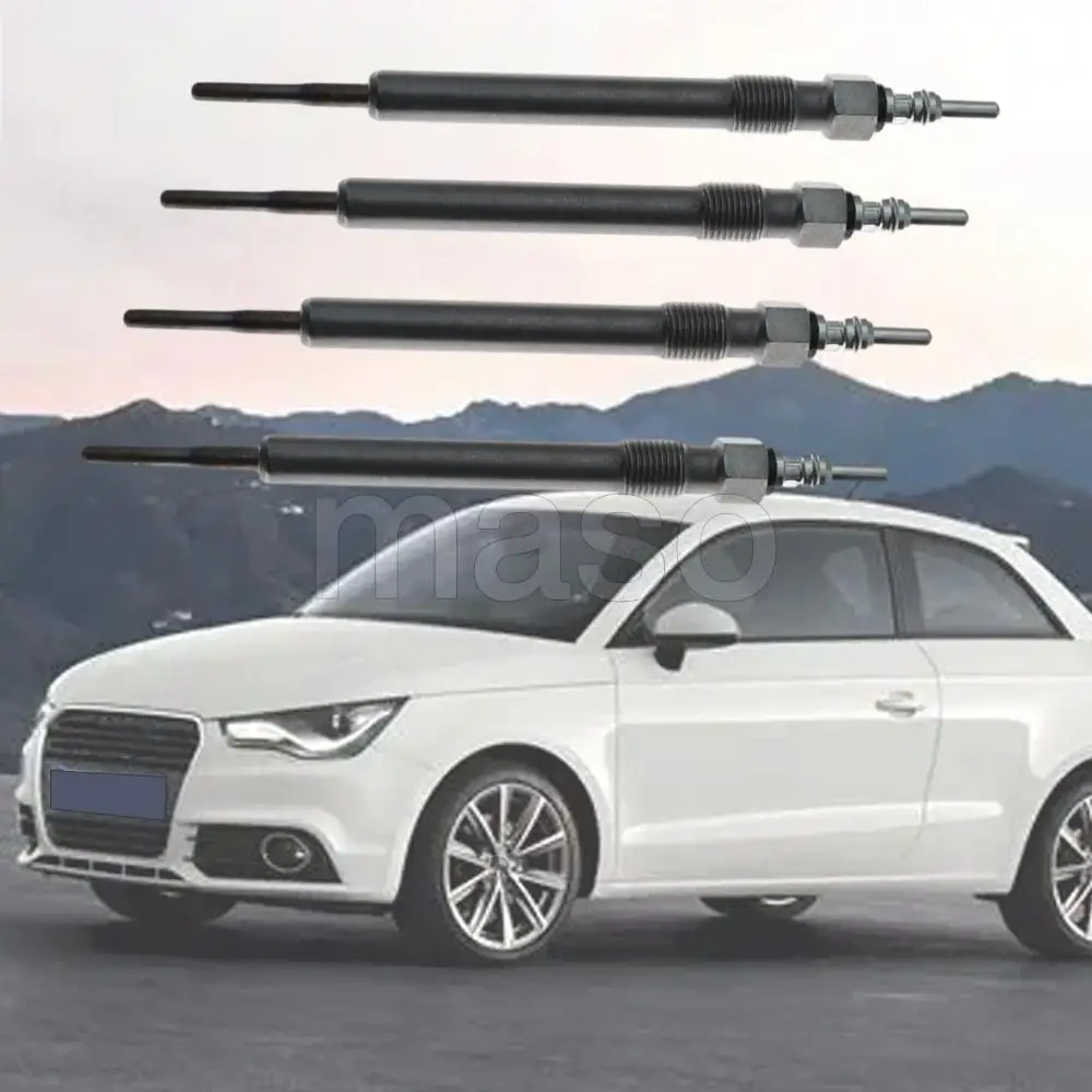

4pcs Glow Plug For Porschem Cayenne Volkswagen Caddy Golf Jetta Passat Audi A1 A3 A4 A5 A6 Skoda Seat 059963319AB 059963319F
