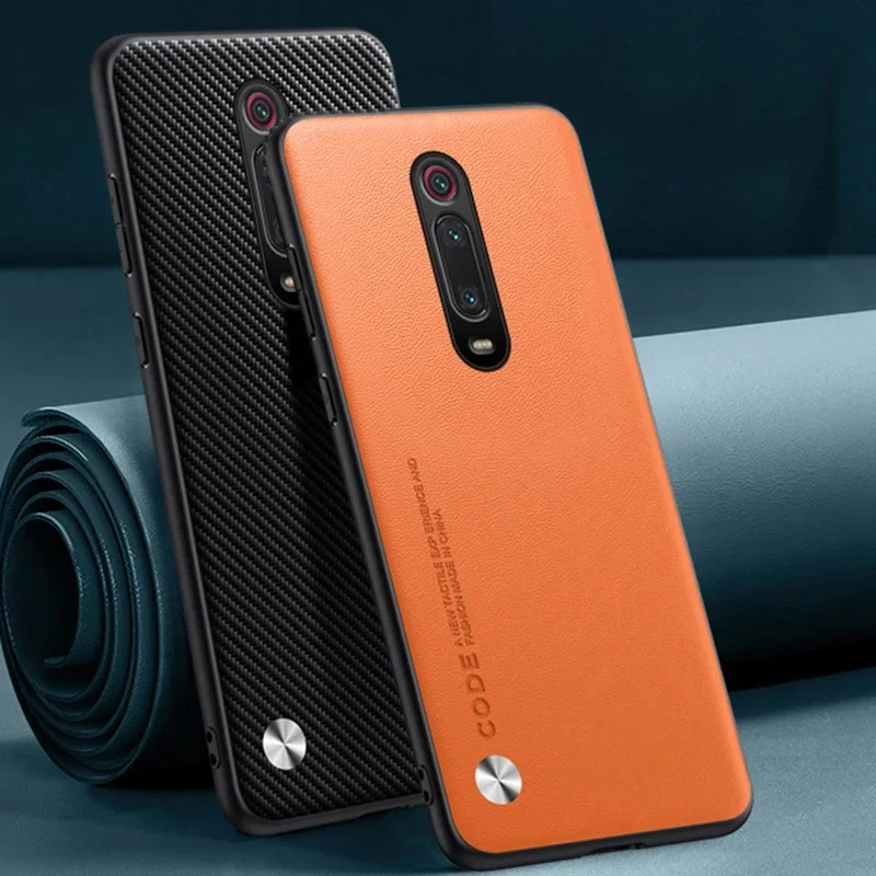 

Luxury PU Leather Case For Xiaomi Mi 9T Pro Mi9T Matte Cover Silicone Shockproof Protection Phone Case For Redmi K20 Pro Coque