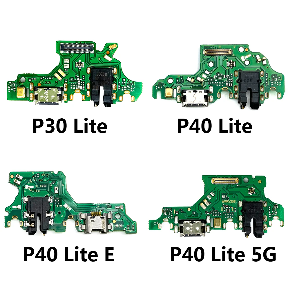 USB Charging For Huawei P30 P40 Lite E 5G Pro Charge Port Jack Dock Connector Charging Board Flex Cable