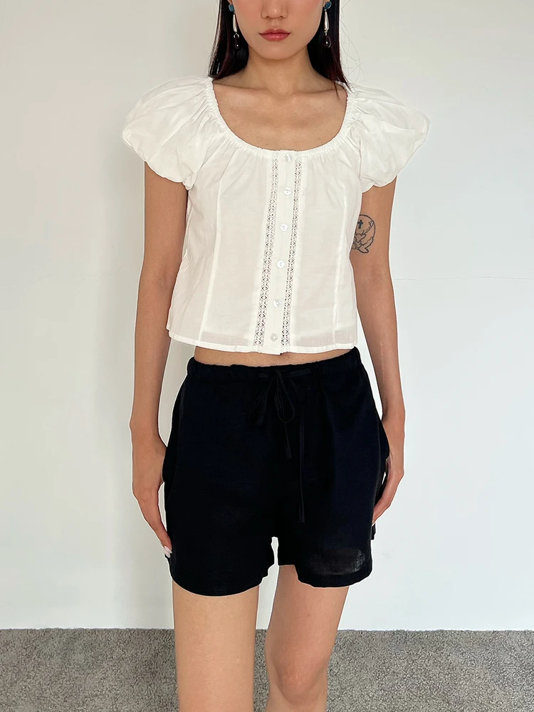 

Летняя новинка: футболка HIGHLIFE с коротким рукавом U-ne Bubble Sve, дышащая, влагоотводящая, облегающая, для нежных образов.