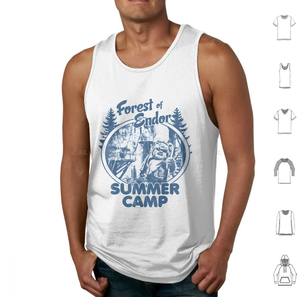 Forest And Endor Summer Camp Tank Tops Vest Sleeveless Ewok Cute Endor Wicket Jedi Return Of The Jedi Funny Geek Ewoks