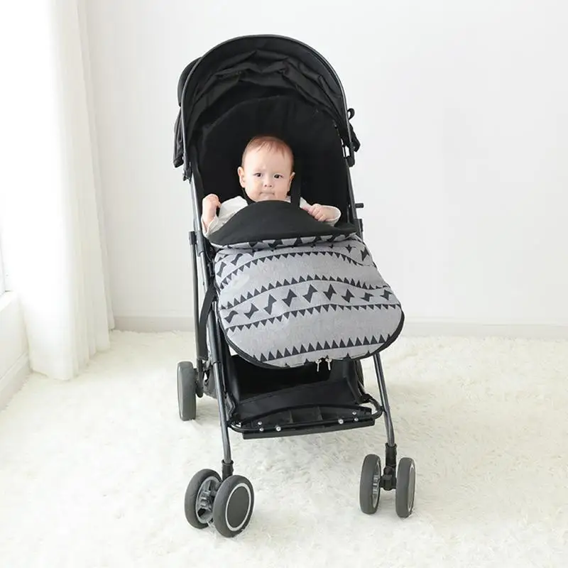 Stroller Sleeping Sack Windproof Sleeping Toddler Stroller Bag Outdoor Detachable Fleece Lining Sleeping Bag For Kids Toddler