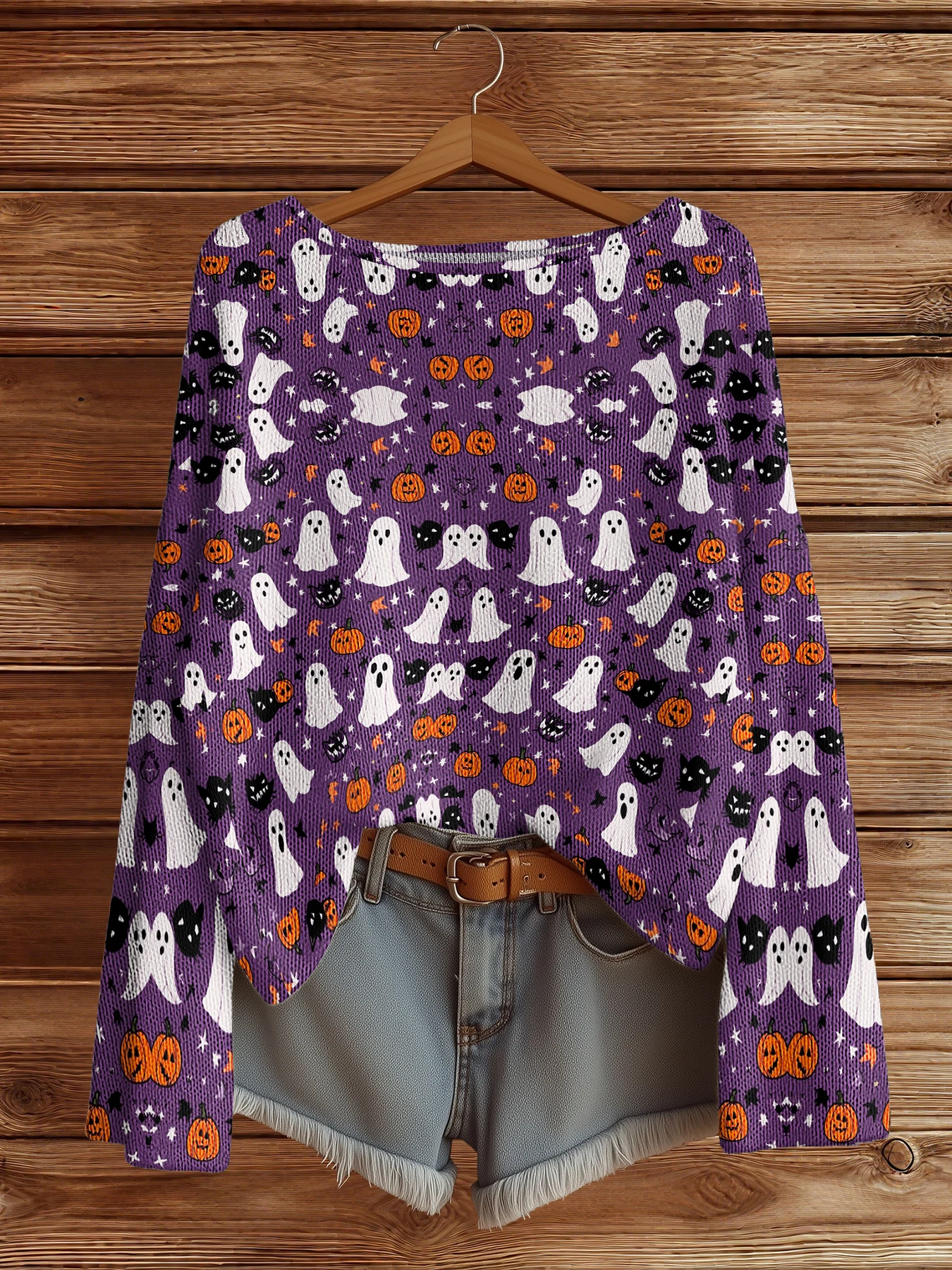 

Autumn Winter Knitted sweaters Halloween Vintage Fashion Lightweight Sweater Casual Streetwear jumpers for girls y2k Tops