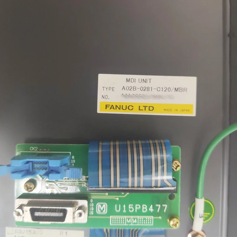 Used A02B-0281-C120 #TBR  A02B-0281-C120 #MBR Fanuc Original Operation Panel Tested Ok for CNC System Controller