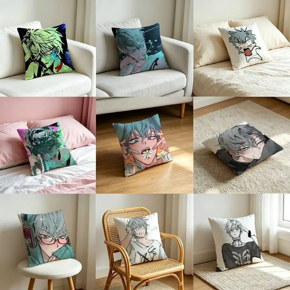 T-till Alien Stage Customizable Square Pillowcases, Stylish And Soft, Perfect For Beds, Cars, And Sofas.