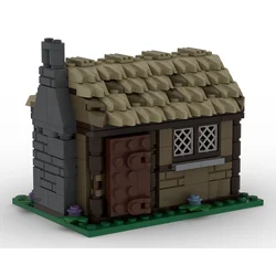 234PCS New Building Model MOC Small Medieval House DIY Creative Assembly Building Blocks Children's Gift