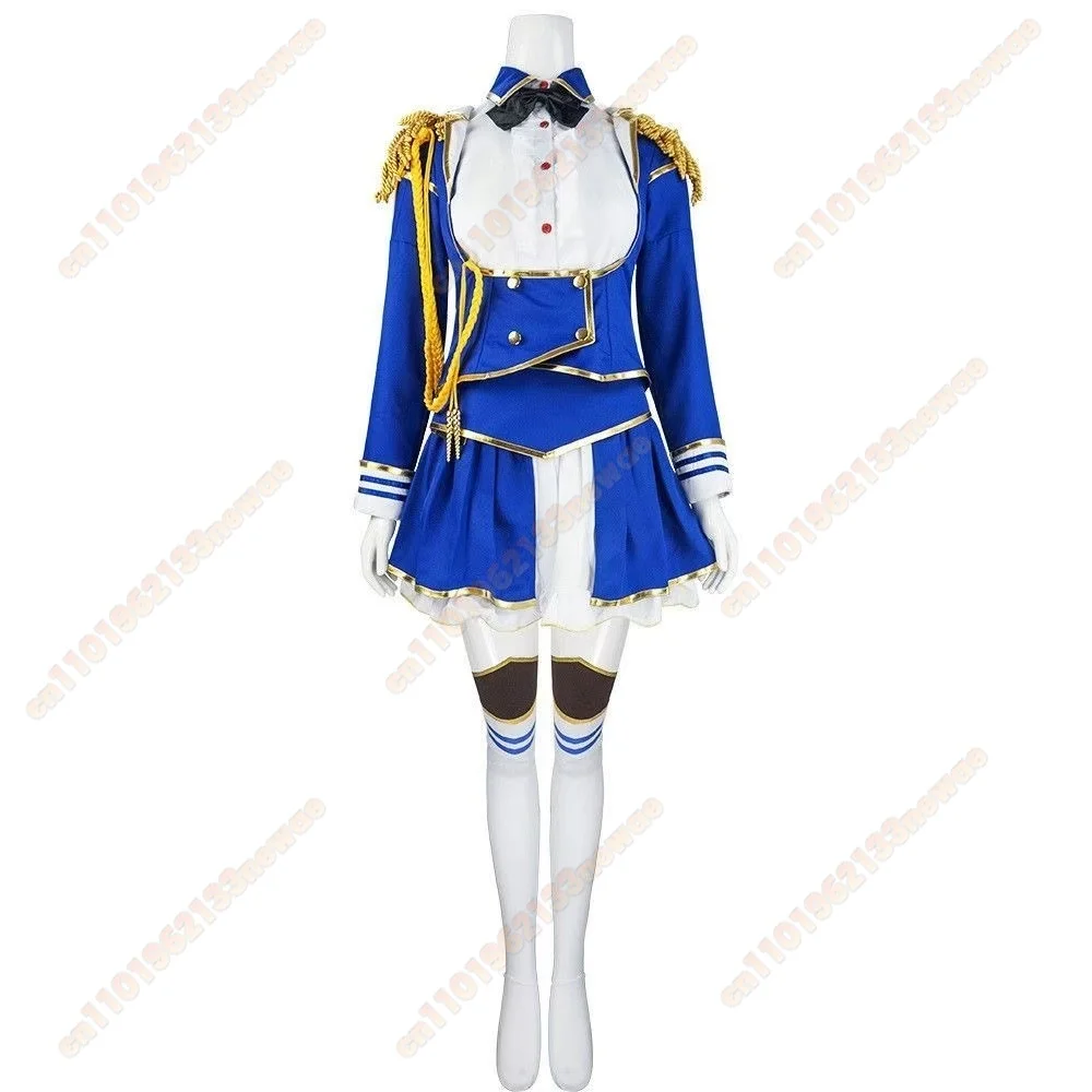MINISO Umamusume 코스프레 의상: Daiwa Scarlet 코스프레 의상 – 2D 애니메이션에서 영감을 받은 여성 유니폼 풀 세트