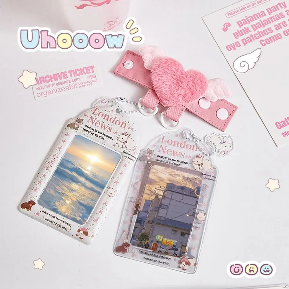 

Bag Pendant Heart Bag Hanging Buckle Wing Cloud Bag Extender Buckle Transparent Love Pendant Buckle Key Ring