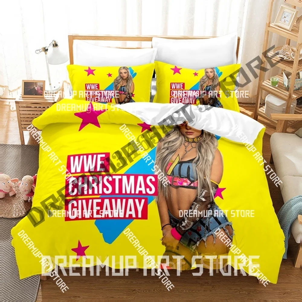 3D Printed Liv Morgan Bedding Set for Boys Girls Duvet Cover And Pillowcase Included Twin Queen King Full Single Double Sizes