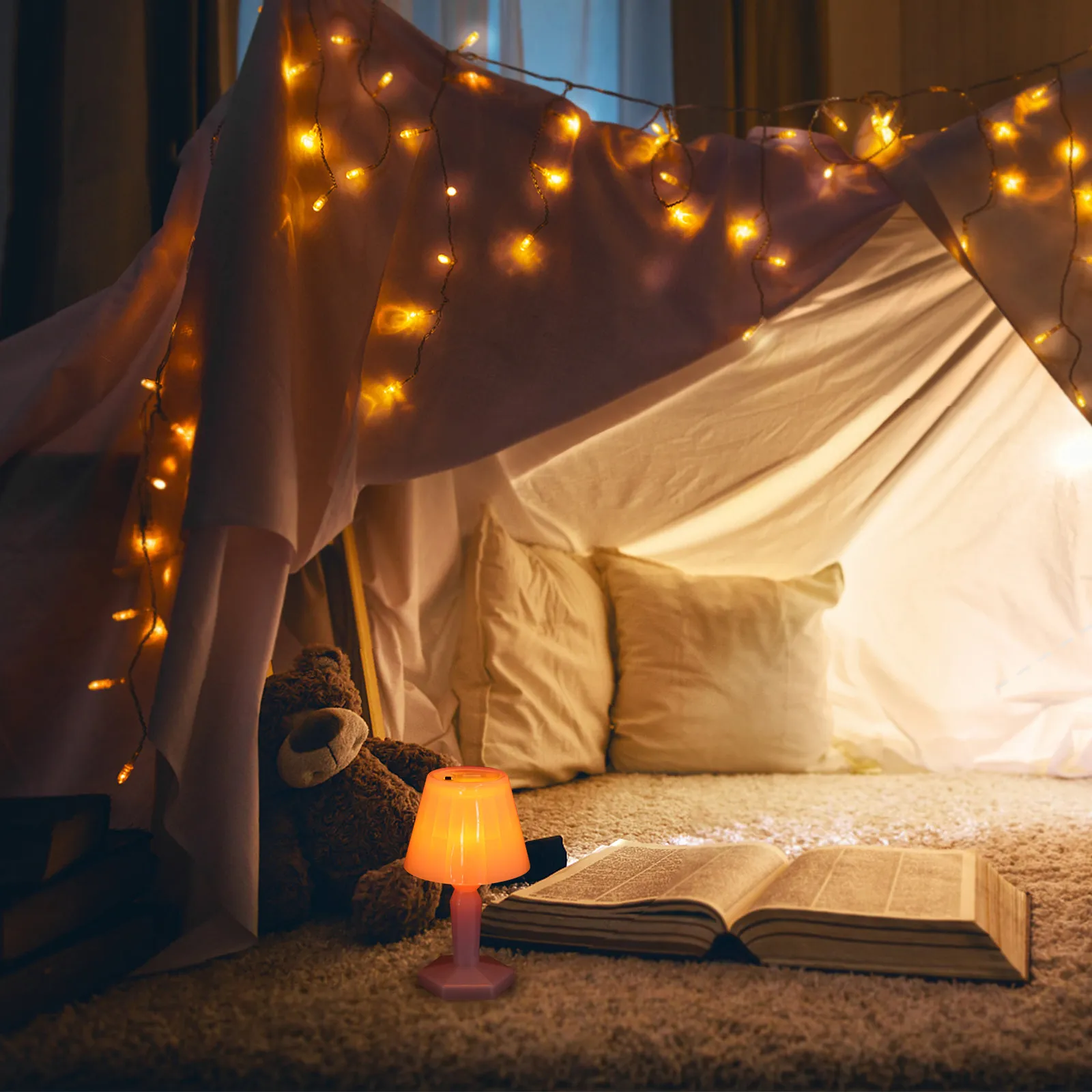 

Миниатюрный настольный светильник для декора: Идеально для создания теплой атмосферы в миниатюрных домиках и микроландшафтах