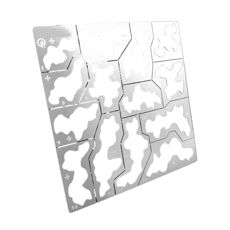 High Stencil Board Camouflage Sprays Plate For Model Crafting Stainless Steel Reusable Masking Plate Board