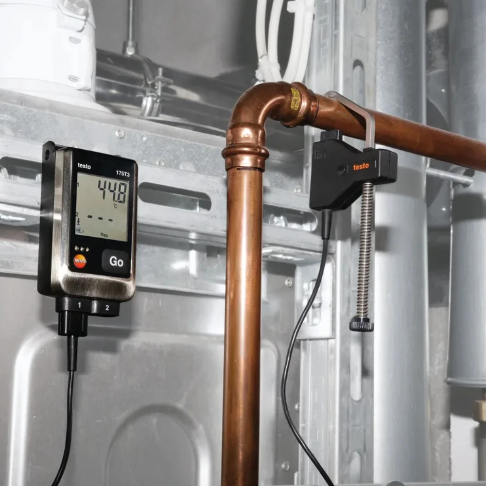 مسجل درجة الحرارة الرقمي Testo 175 T3 مع مسبار خارجي من النوع T، K Testo 0572 1753 #5