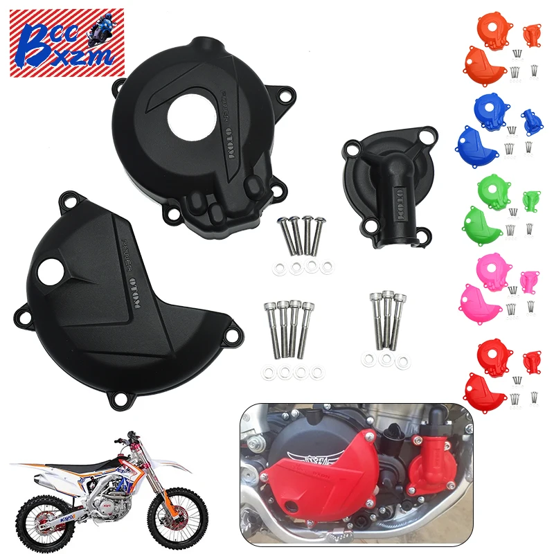 Motorfiets Magneto Pomp Deksel Motor Koppelingsdeksel Voor Kayo K6 T6 Bse J5 Rx3 Zongshen Nc250 Nc 250cc ZS250GY-3 4 Kleppen