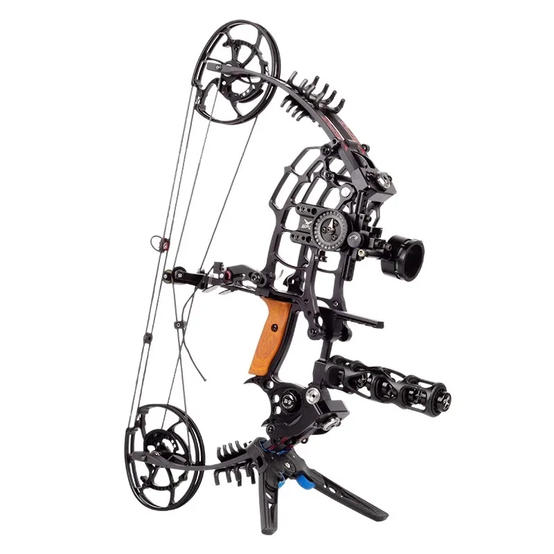 short axis dual-purpose steel ball bow and arrow, outdoor archery, fish shooting, compound bow and arrow