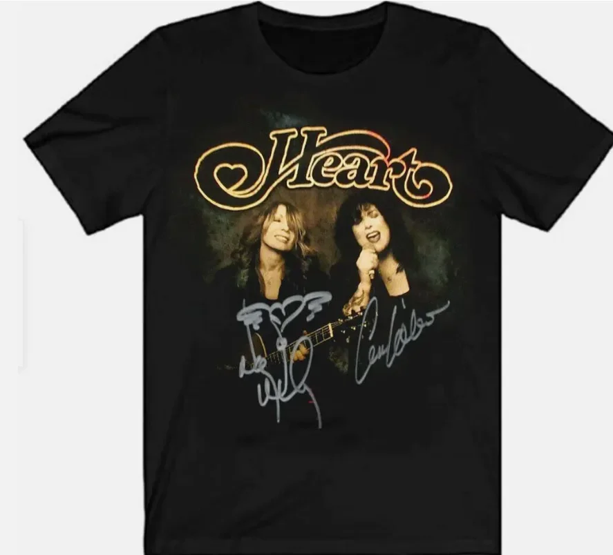 

Heart Band Rock Band Signature shirt Black Unisex
