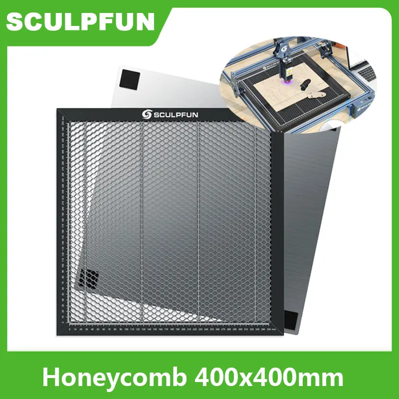 SCULPFUN Honeycomb 400x400mm Working Table Board for S10 S9 Steel Panel Platform for CO2 Diode Laser Engraver Cutting Machine