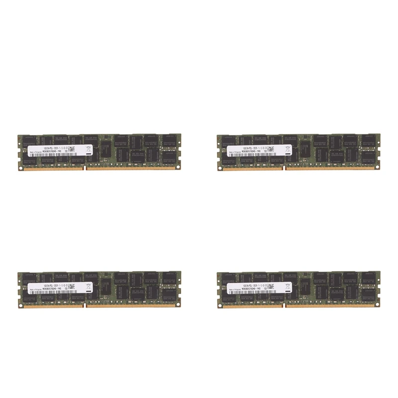 

4 шт., оперативная память DDR3, 16 ГБ, 1600 МГц