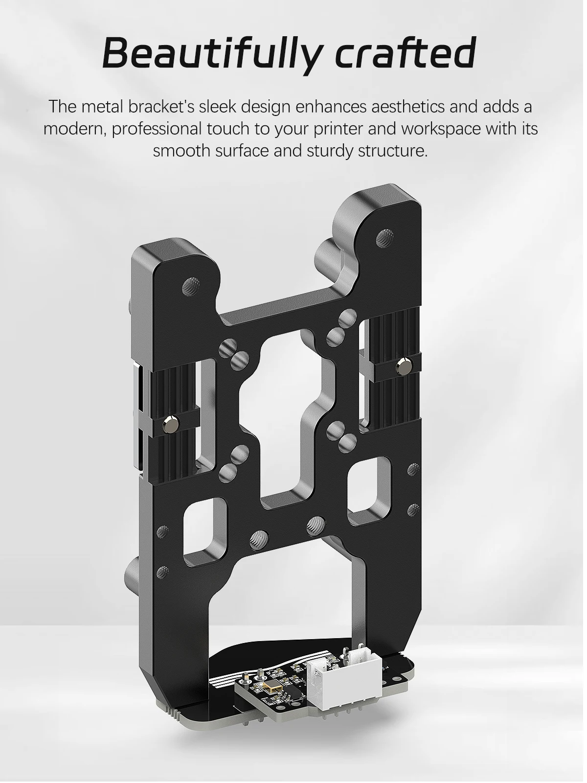 Grapher voidm tarayıcı tesviye sensörü 6mm 9mm CNC Metal braket için VORON 2.4/Trident 3D yazıcı Beacon 6061 alüminyum