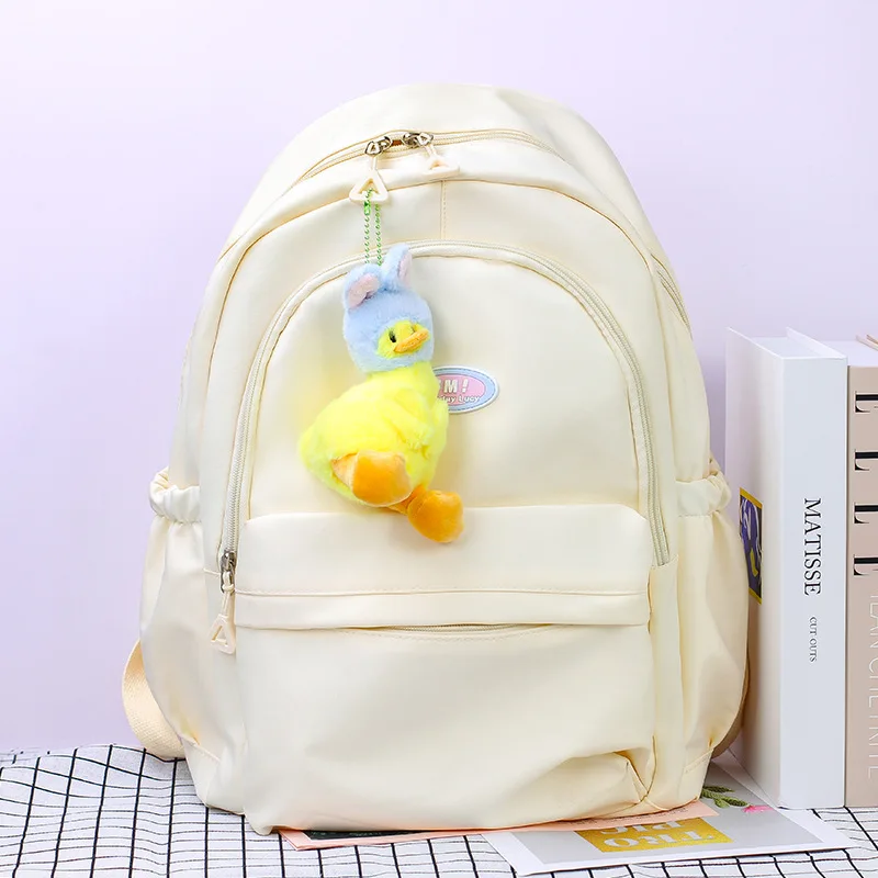 new Cute Exquisite cartoon  Creative Cute Crooked Duck Plush Toy Cute Desktop Decoration Bag Hanging Item fashione funny Pendant