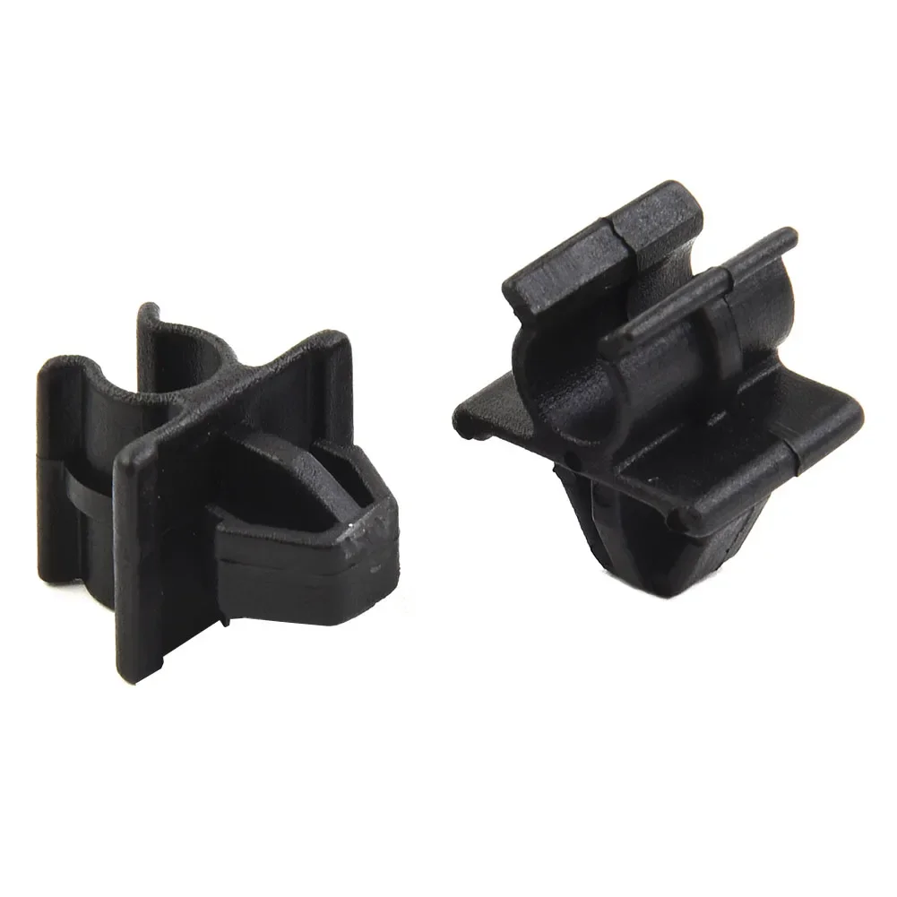 2pcs Car Fastener Hood Bonnet Prop Rod Support Clip Nylon Plastic Retainer For Nissan Automobile Fastener Clip