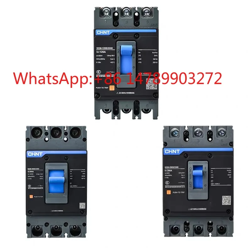 NXM-63S/3300 MCCB 250A 50kA Thermal Magnetic Trip PV Solar Cabinet