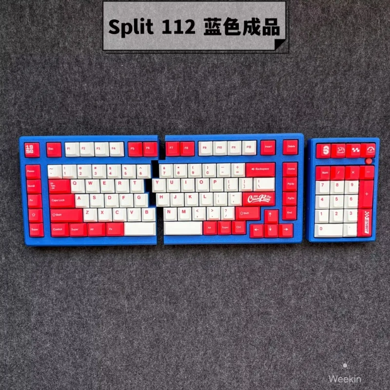 Weekin WK Split 112 Split Mechanical Keyboard 2.4G Wireless Vial Programmable Macro Combo Tap Dance 1500mAh for PC Typing Setup