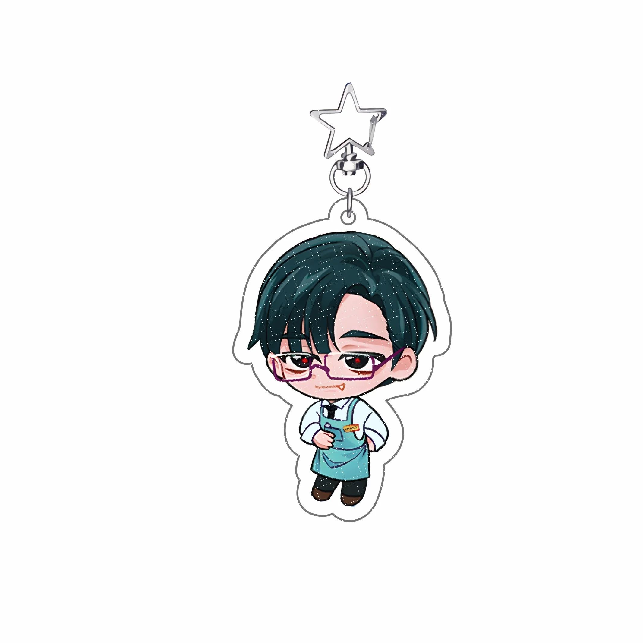 Popular Anime ALIEN STAGE Keychains Pendant Car KeyChain Acrylic MIZI SUA TILL IVAN HYUNA LUKA Fans Cosplay Accessories Gifts